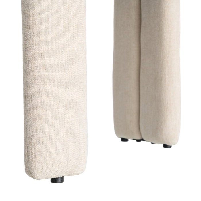 Silla Brazos Crema Tejido Contract 60 X 50 X 76,50 cm (Set de 2)