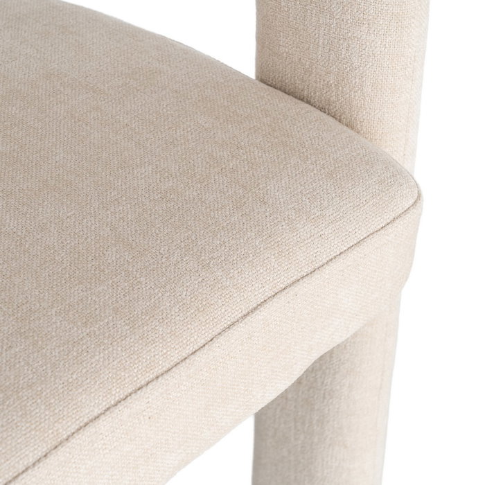 Silla Brazos Crema Tejido Contract 60 X 50 X 76,50 cm (Set de 2)