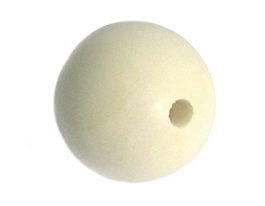 Innspiro Cuentas de Madera Bola Blanca 30mm 50u