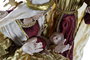 DKD Home Decor Nacimiento Navidad Moderna Azul Dorado 48 x 28 x 90 cm