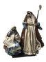 DKD Home Decor Nacimiento Navidad Moderna Azul Dorado 48 x 28 x 90 cm