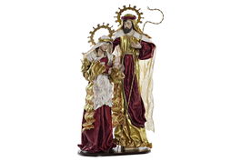 DKD Home Decor Nacimiento Navidad Moderna Azul Dorado 48 x 28 x 90 cm