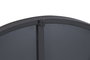 DKD Home Decor Espejo Loft Anxi Redondo 4 x 80 x 80 cm Negro Hierro y Cristal