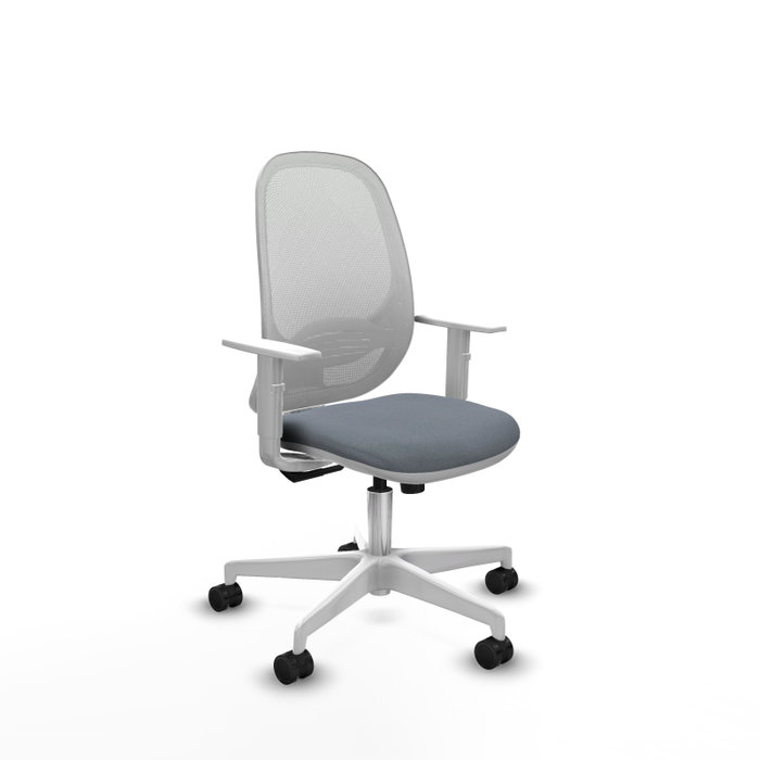 PIQUERAS Y CRESPO Silla de oficina Cilanco con mecanismo Sincro, Gris y Blanco PIQUERAS Y CRESPO Silla de oficina Cilanco con mecanismo Sincro, Gris y Blanco