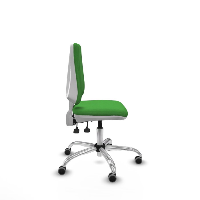 PIQUERAS Y CRESPO Silla de oficina Elche con mecanismo Asincro, Tela Verde, sin brazos PIQUERAS Y CRESPO Silla de oficina Elche con mecanismo Asincro, Tela Verde, sin brazos