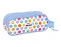 Safta Portatodo Doble Reciclado Smiley World Joyful 21x8x6cm