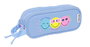 Portatodo Doble Smiley Joyful Multicolor Azul claro 21 x 8 x 6 cm