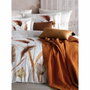 Aucune Juego de cama blanco de 100% algodón satén con funda nórdica y 2 fundas de almohada de 220x240 cm