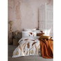 Aucune Juego de cama blanco de 100% algodón satén con funda nórdica y 2 fundas de almohada de 220x240 cm