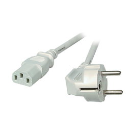 EFB Elektronik EK501.2,5V2 Cable de alimentación CEE7/7 a C13, 2,5 m, Gris