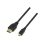 Aisens Cable Micro HDMI a HDMI de 1,8m, Versión 1.4, Negro