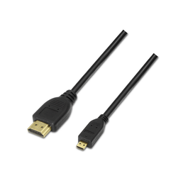 AISENS A119-0117 Cable HDMI 1.8 m HDMI Tipo A a HDMI Tipo D (Micro) Negro
