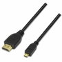 Aisens Cable HDMI Tipo A a Micro HDMI Tipo D, 1.8m, Negro