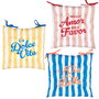 Home Deco Factory Cojín Silla Hidrófugo 40x40 cm Colección Dolce Vita - Varios Modelos (Amarillo/Azul, Azul/Naranja, Rosa/Rojo)