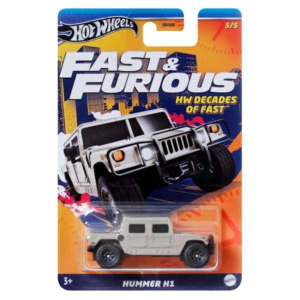 Mattel Hot Wheels Fast & Furious Coche Escala 1:64 Modelos Surtidos