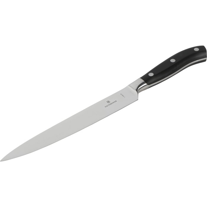 Victorinox Grand Maître Set de Cuchillos de Cocina de 3 Piezas, Negro/Plata