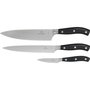 Victorinox Grand Maître Set de Cuchillos de Cocina de 3 Piezas, Negro/Plata