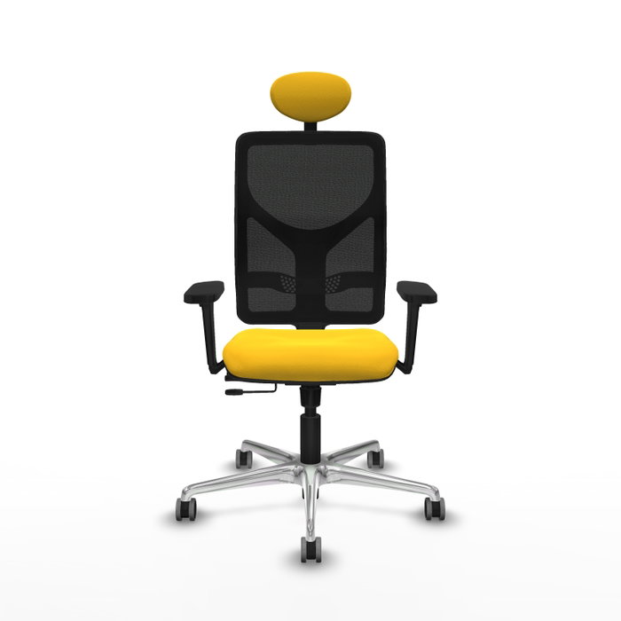 PIQUERAS Y CRESPO Silla de oficina Motilla con mecanismo Sincro/Traslack Amarillo y Negro PIQUERAS Y CRESPO Silla de oficina Motilla con mecanismo Sincro/Traslack Amarillo y Negro