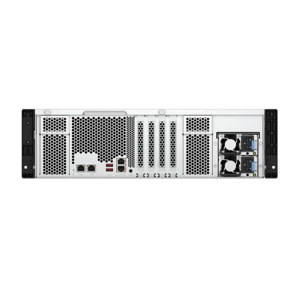 Qnap TS-H1677AXU-RP-R7 NAS Rack 16 Bahías, Procesador AMD Ryzen 7 8 núcleos, 32GB RAM, 4x LAN Gigabit, hasta 10 GbE, Sistema QTS Hero