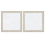 DKD Home Decor Cuadro Lienzo Pino Moderno Surtido de 2 Piezas (82,5x82x4,5 cm)