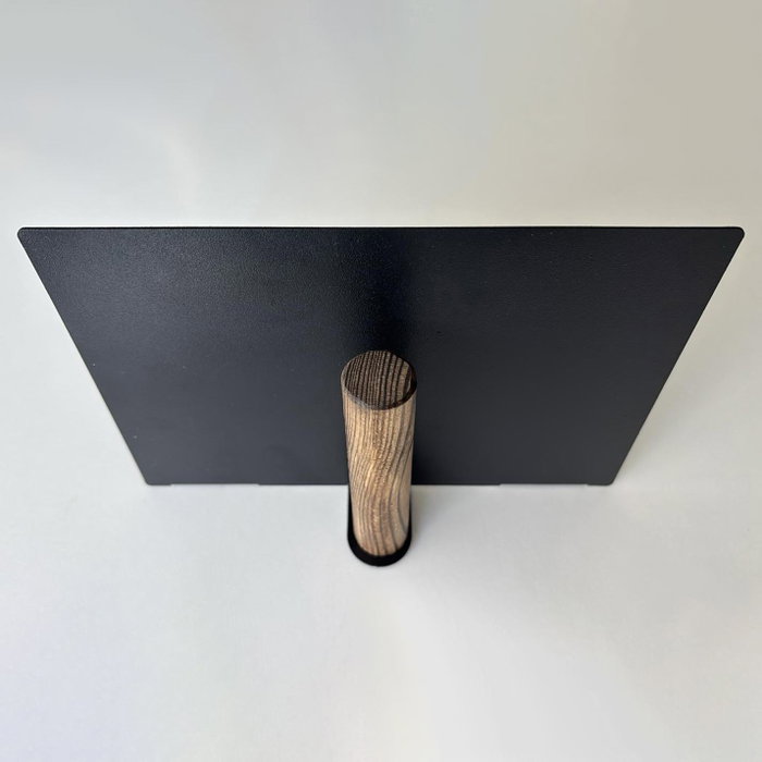 Hanah Home WR042 Estantería de Tubo, Madera de Carpe y Metal, 21x15x6 cm (2 Piezas), Marrón y Negro
