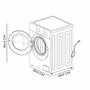 Lavadora Cecotec Bolero DressCode 6150 Inverter A 1000 rpm