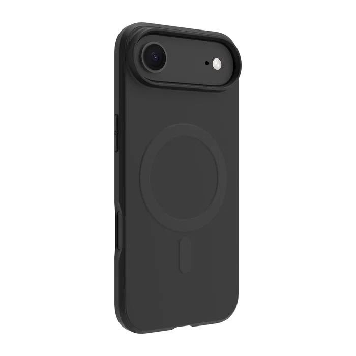 Dbramante1928 Greenland Pro MS Funda para iPhone 17 Air, Negro, Plástico Reciclado, Resistente a Impactos y Polvo, Compatible con Carga Inalámbrica