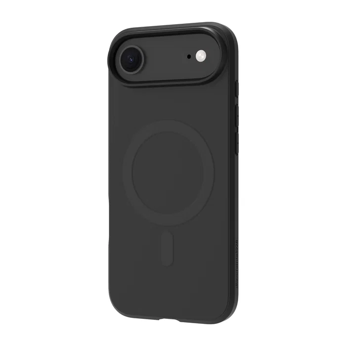 Dbramante1928 Greenland Pro MS Funda para iPhone 17 Air, Negro, Plástico Reciclado, Resistente a Impactos y Polvo, Compatible con Carga Inalámbrica