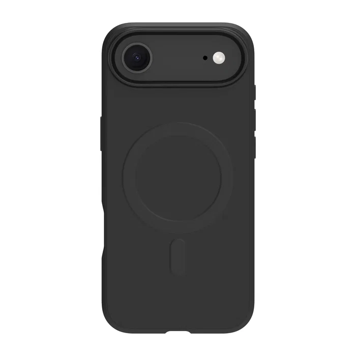 Dbramante1928 Greenland Pro MS Funda para iPhone 17 Air, Negro, Plástico Reciclado, Resistente a Impactos y Polvo, Compatible con Carga Inalámbrica