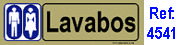 FINSTOCK Placa Adhesiva para Lavabos PVC 53x165mm 4541 BL