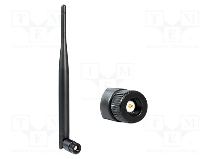 DeLOCK Antena WLAN 89438 5 dBi SMA Omnidireccional Negra DeLOCK Antena WLAN 89438 5 dBi SMA Omnidireccional Negra