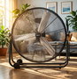AVANT Ventilador Industrial de Pie, 60 cm de Diámetro, 160 W