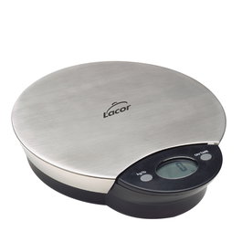 Lacor Báscula de Cocina Electrónica 5 kg - Para Alimentos, Repostería, Peso Digital