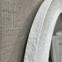 DKD Home Decor Espejo con Marco Rugoso Blanco en MDF y Cristal 60x110 cm
