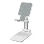 Celly Magic Desk Soporte Pasivo Plegable para Escritorio, Compatible con Smartphone y Tablet hasta 10.5", Color Blanco