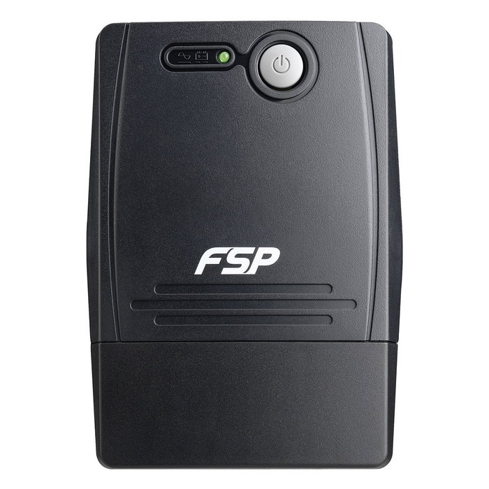 FSP FP 800 SAI 800VA / 480W Line-interactive con AVR, Onda Senoidal, 2 Salidas Schuko, Negro