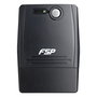 FSP FP 800 SAI 800VA / 480W Line-interactive con AVR, Onda Senoidal, 2 Salidas Schuko, Negro