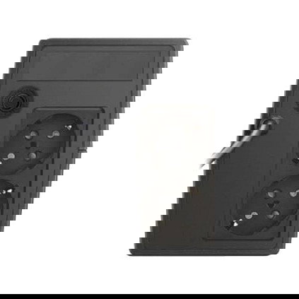 FSP FP 800 SAI 800VA / 480W Line-interactive con AVR, Onda Senoidal, 2 Salidas Schuko, Negro