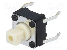 Aratas (Formerly Omron Components) Microconmutador TACT B3F-1050 SPST-NO THT