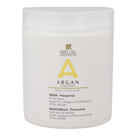 Arual Mascarilla Frecuencia Argan Collection 500 ml - Repara, Nutre, Protege y Aporta Brillo