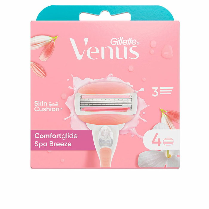 Gillette Venus Spa Breeze Cargador con 4 Recambios Gillette Venus Spa Breeze Cargador con 4 Recambios