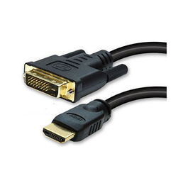S/CONN DVI-D 24+1 a HDMI ST-ST 2m Cable Adaptador Negro