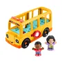 Fisher-Price Autobús Escolar Little People Vehículo de Empuje Musical HYT03