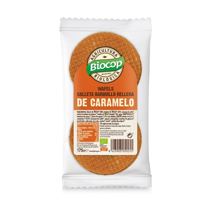 BIOCOP WAFERS CARAMELO 175 gr BIO
