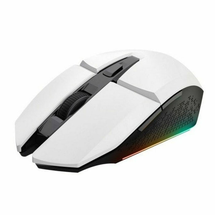 Trust Gaming Pack GXT 794W Blanco (Teclado RGB, Ratón Inalámbrico y Alfombrilla)
