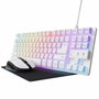 Trust Gaming Pack GXT 794W Blanco (Teclado RGB, Ratón Inalámbrico y Alfombrilla)