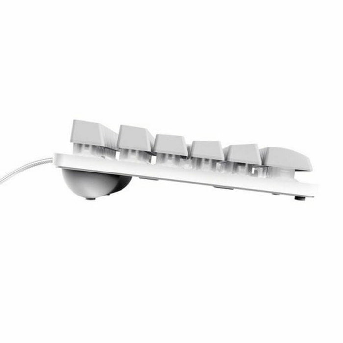 Trust Gaming Pack GXT 794W Blanco (Teclado RGB, Ratón Inalámbrico y Alfombrilla)