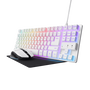 Trust GXT794W Pack Gaming 3 en 1 Teclado Mecánico RGB Tenkeyless QWERTY Español Ratón y Alfombrilla Blanco