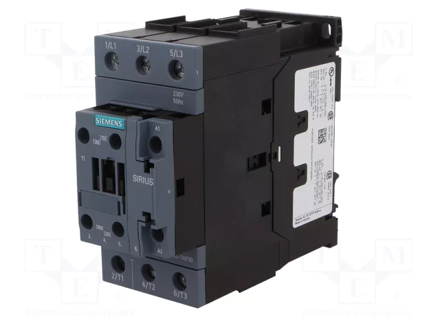 SIEMENS 3RT2037-1AP00 Contactor 3-polar S2 230VAC