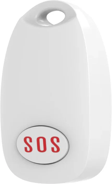 Fanvil KT10 Botón Inalámbrico para Iniciar Llamada de Alarma, Sensor 25m, IP65, Color Rojo/Blanco